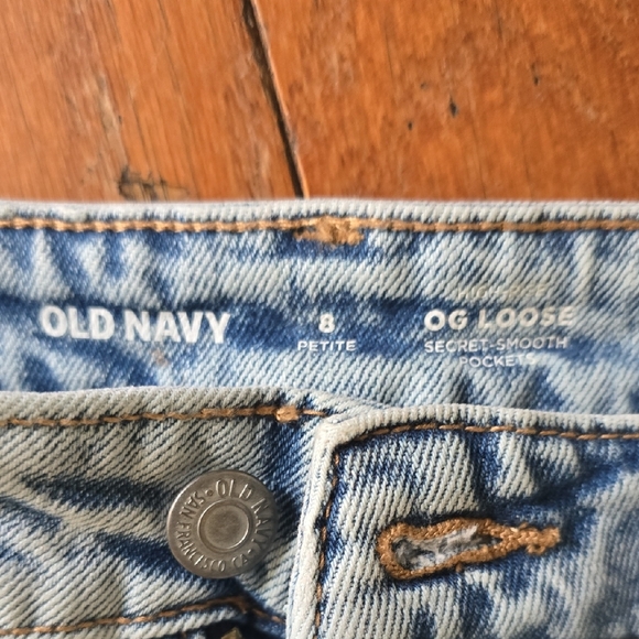 Old Navy Blue Relaxed Jeans - Picture 4 of 5